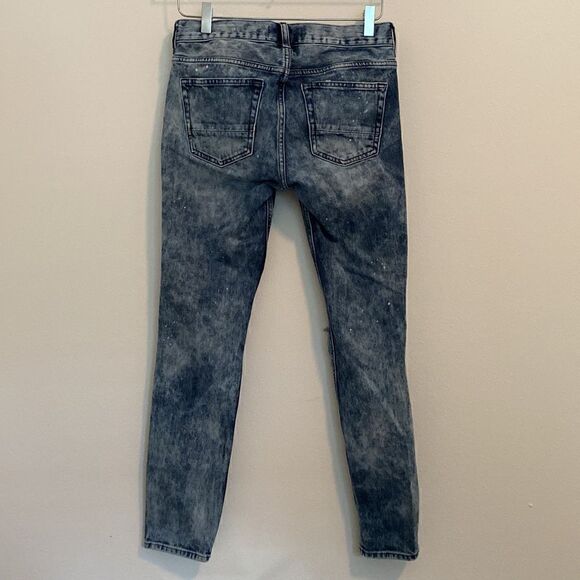 Pacsun Distressed Destroyed Skinny Jeans Size 28x30 - Picture 6 of 11